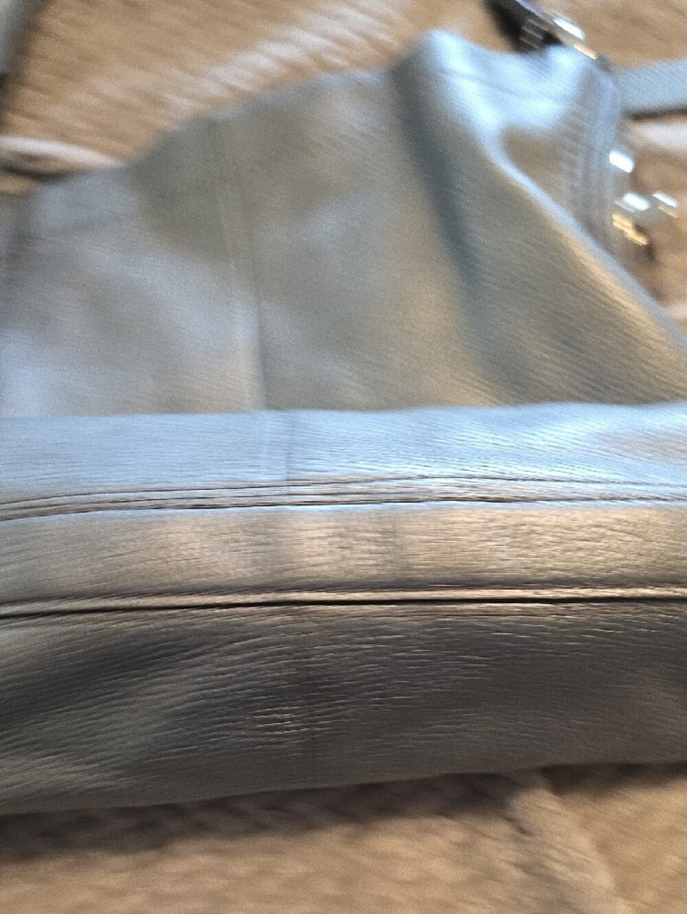 Coach Pebbled Leather Shoulder Hobo in Gray - Picture 10 of 10